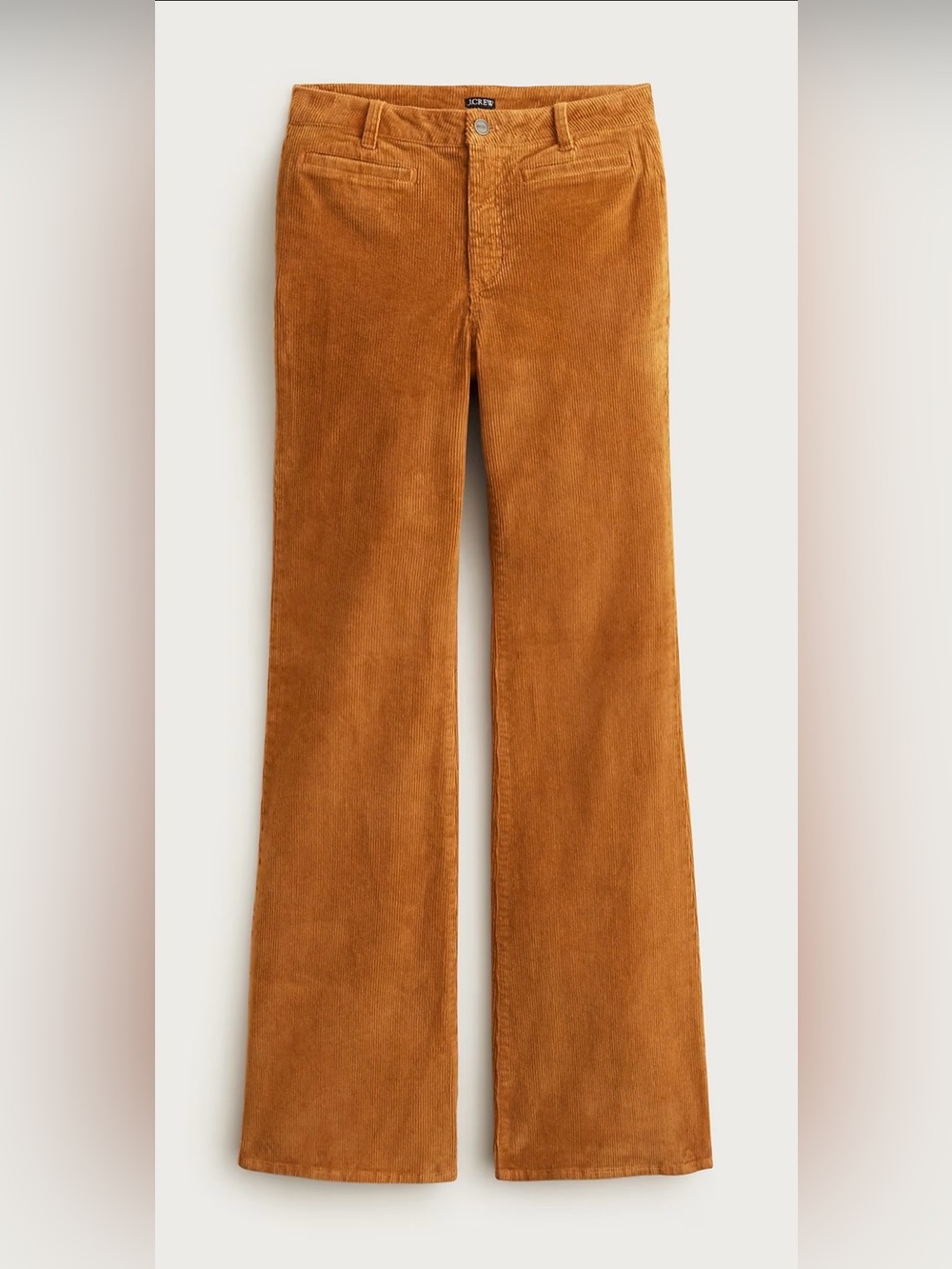 NWT J.Crew Vintage Flare Pants In Corduroy Vintage Amber Size 31